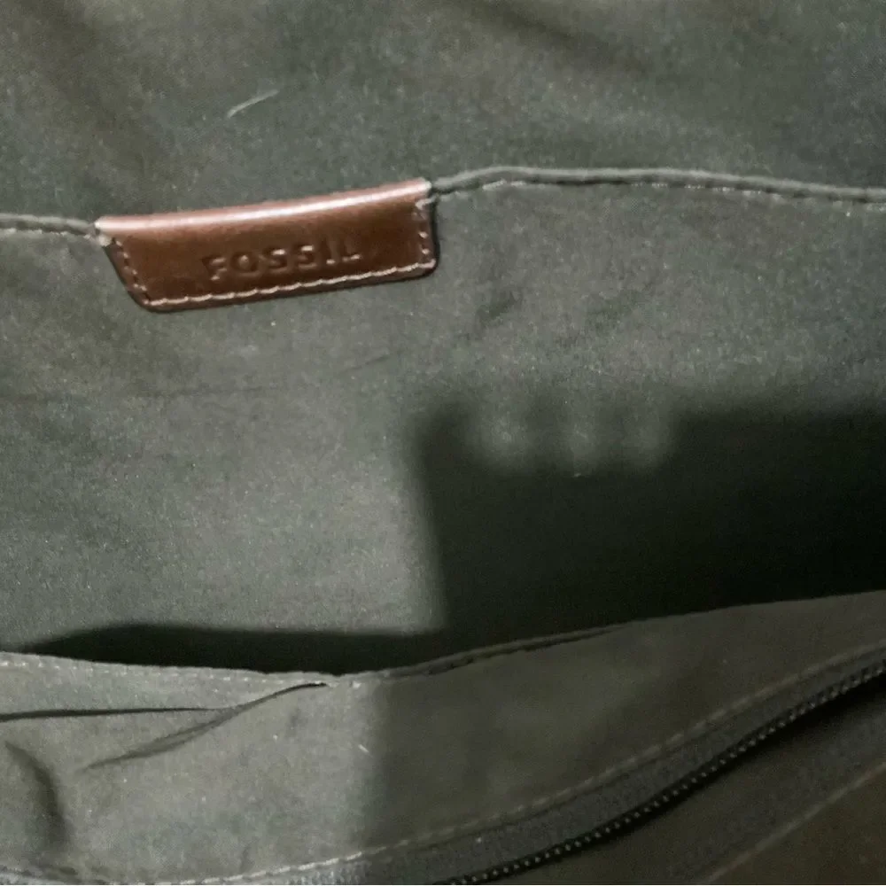 NWT Fossil Defender Eco Leather Brief Bag